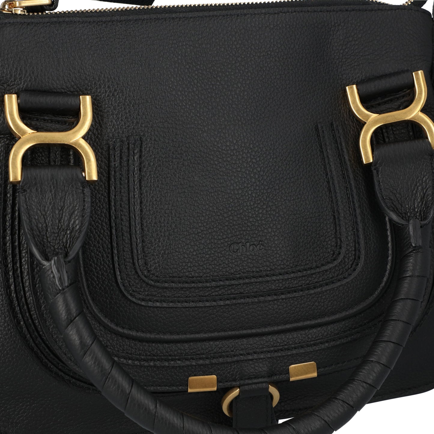 Chloé Chloé Marcie Small Double Carry Bag Black