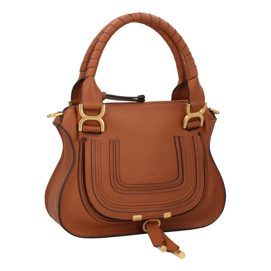 Chloé Chloé Marcie Small Double Carry Bag Brown