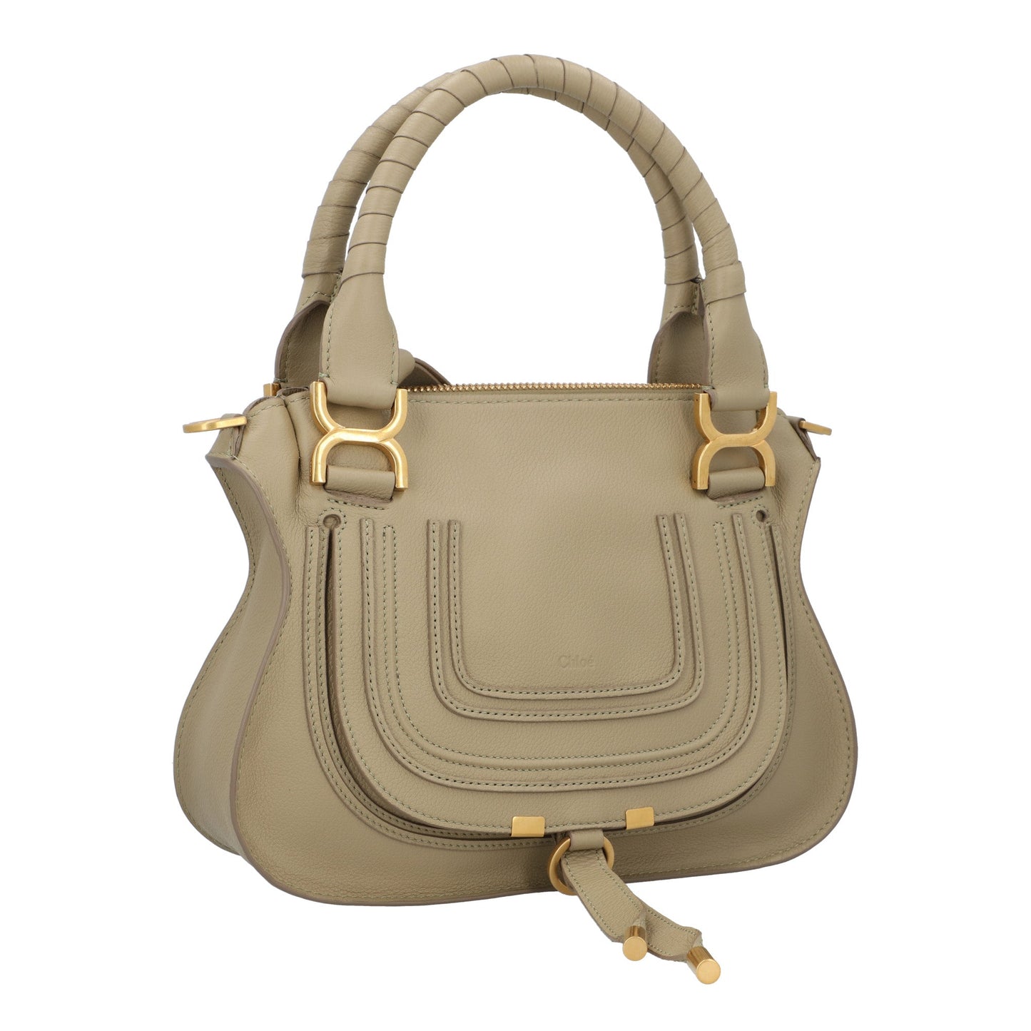 Chloé Chloé Marcie Small Double Carry Bag Beige