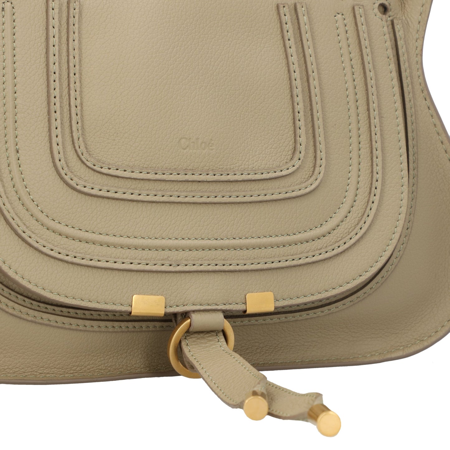 Chloé Chloé Marcie Small Double Carry Bag Beige