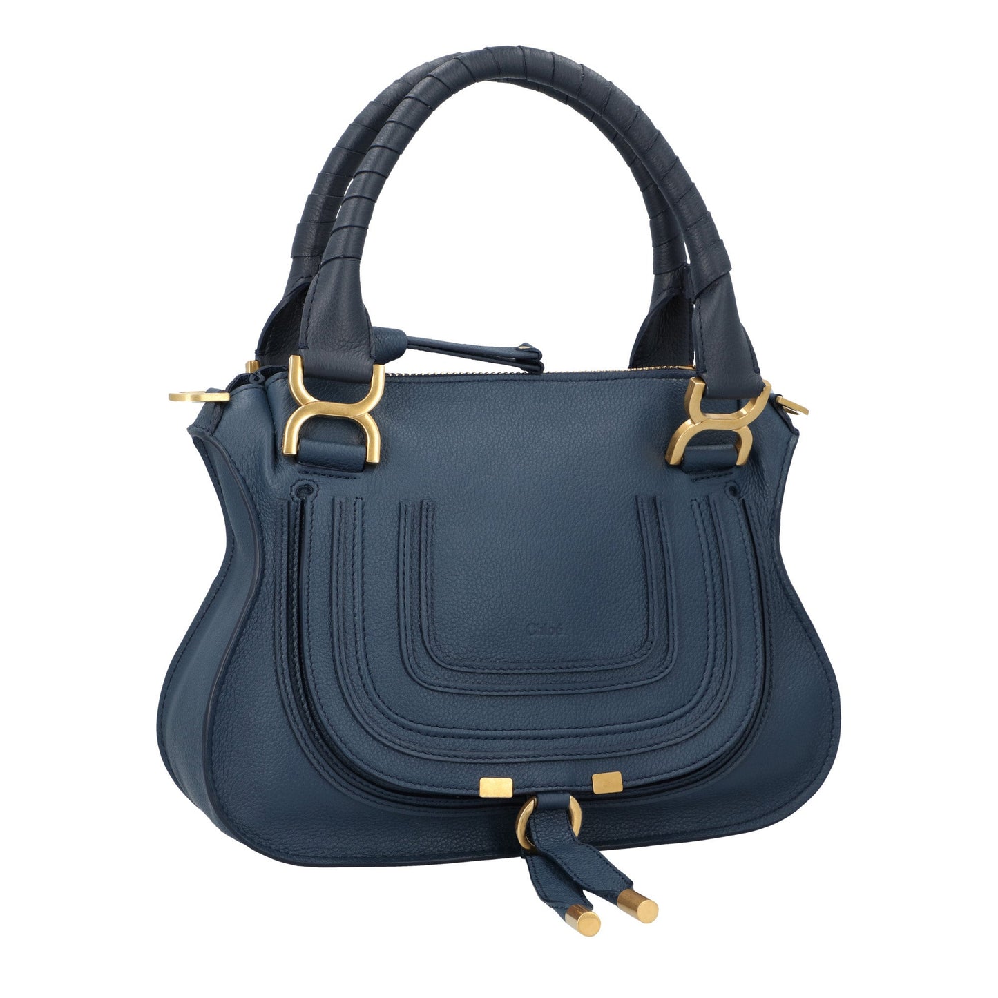 Chloé Chloé Marcie Small Double Carry Bag Blue