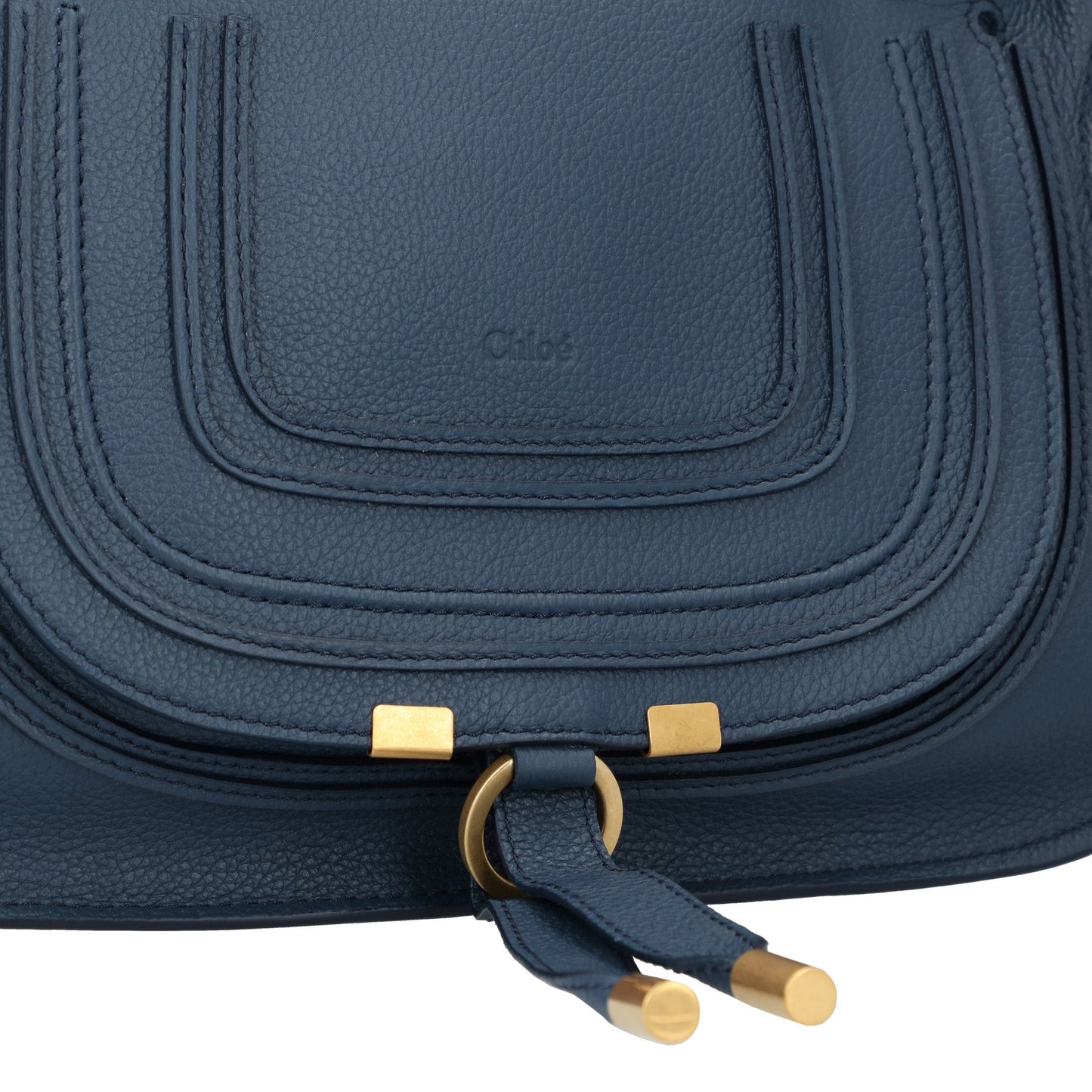 Chloé Chloé Marcie Small Double Carry Bag Blue