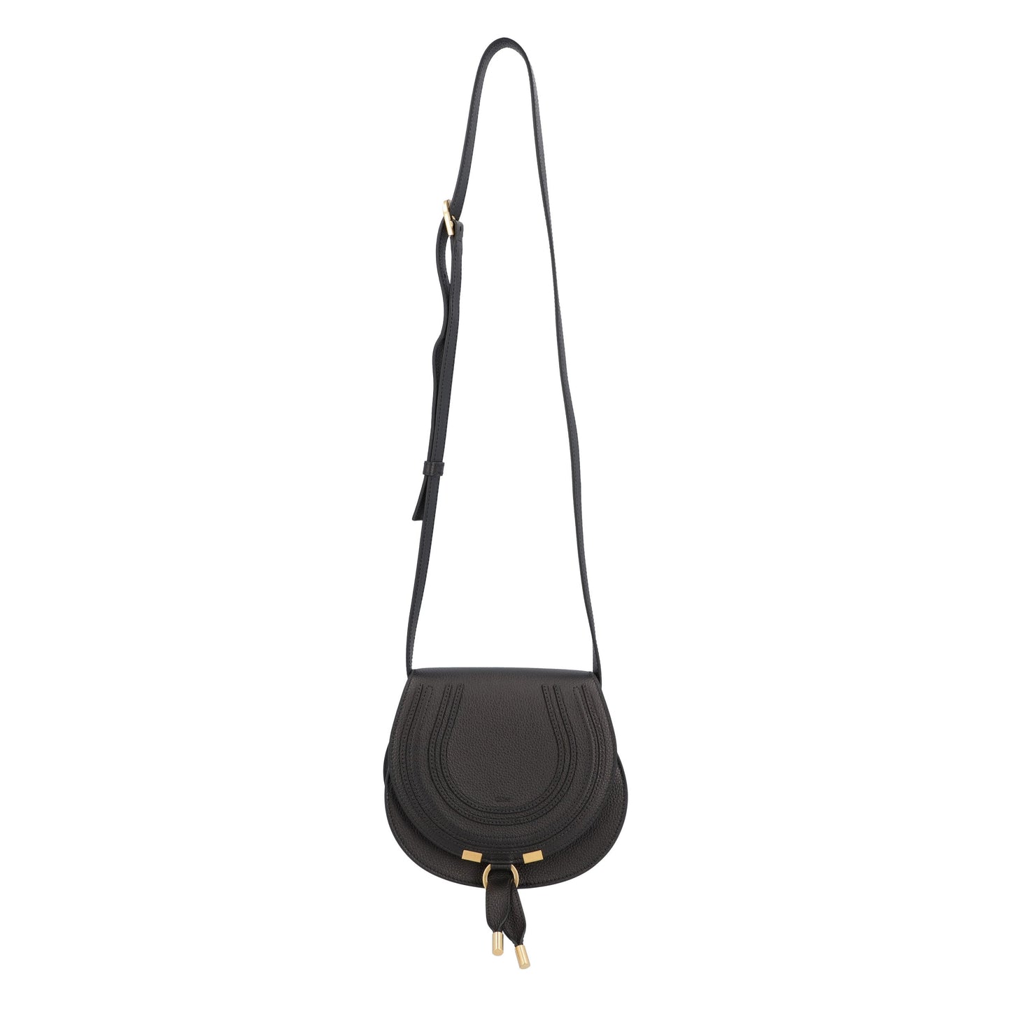 Chloé Chloé Marcie Small Saddle Bag Black