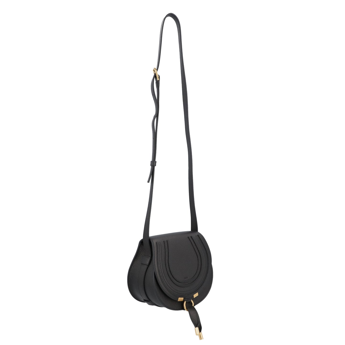 Chloé Chloé Marcie Small Saddle Bag Black