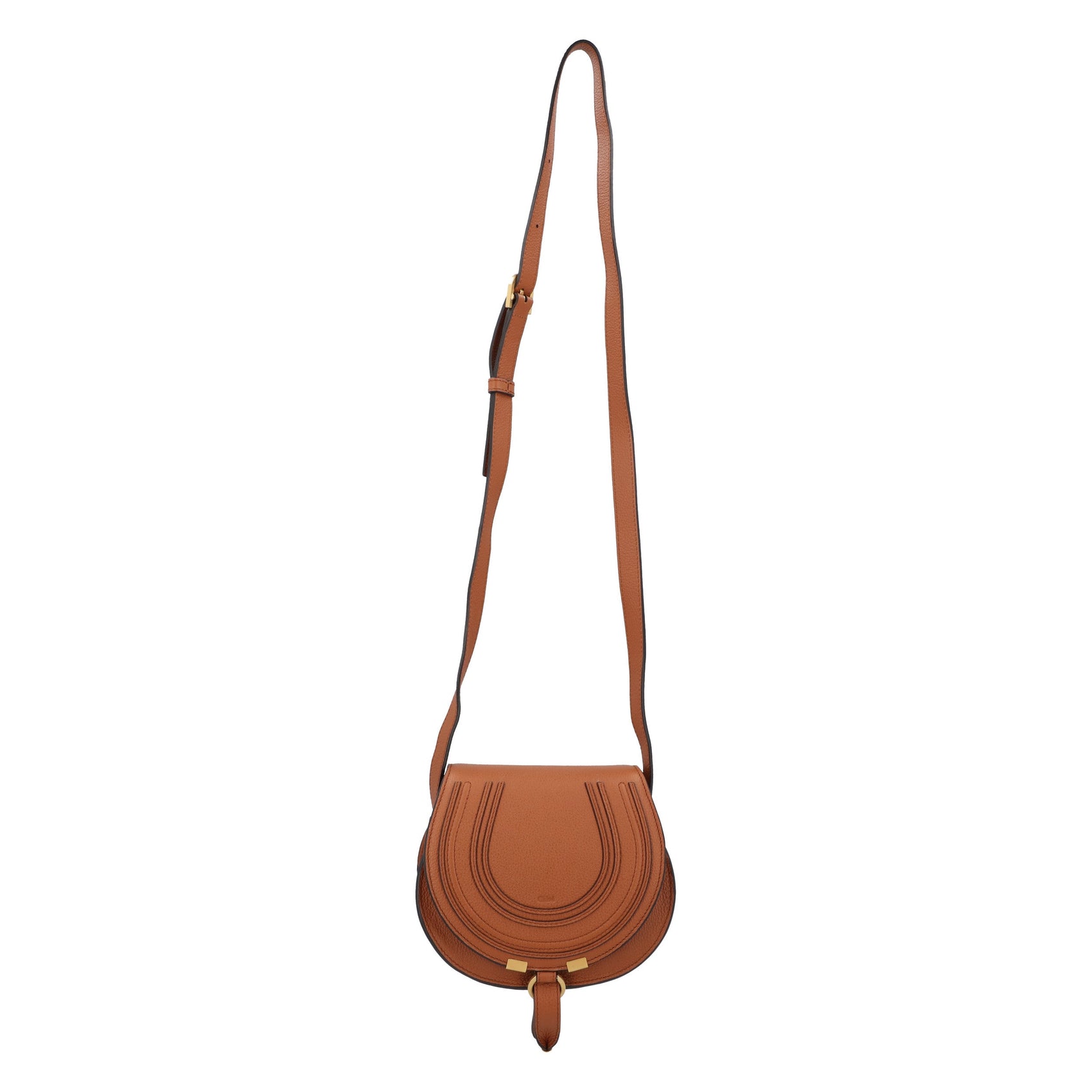 Chloé Chloé Marcie Small Saddle Bag Brown