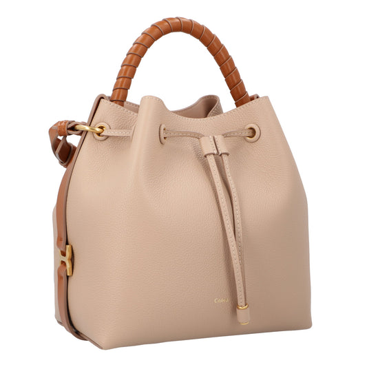 Chloé Chloé Marcie Bucket Bag Beige