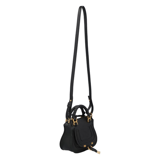 Chloé Chloé Marcie Mini Double Carry Bag Black