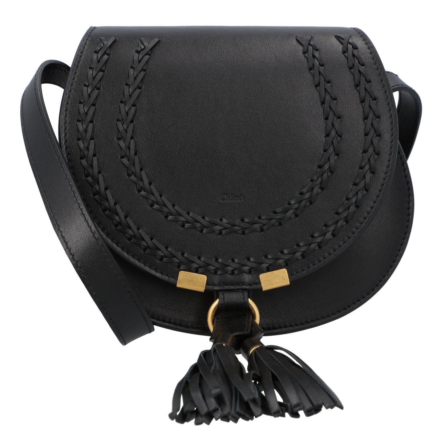 Chloé Chloé Small Marcie Saddle Bag Black