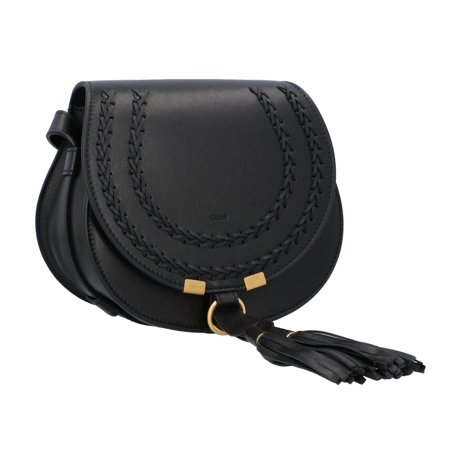 Chloé Chloé Small Marcie Saddle Bag Black