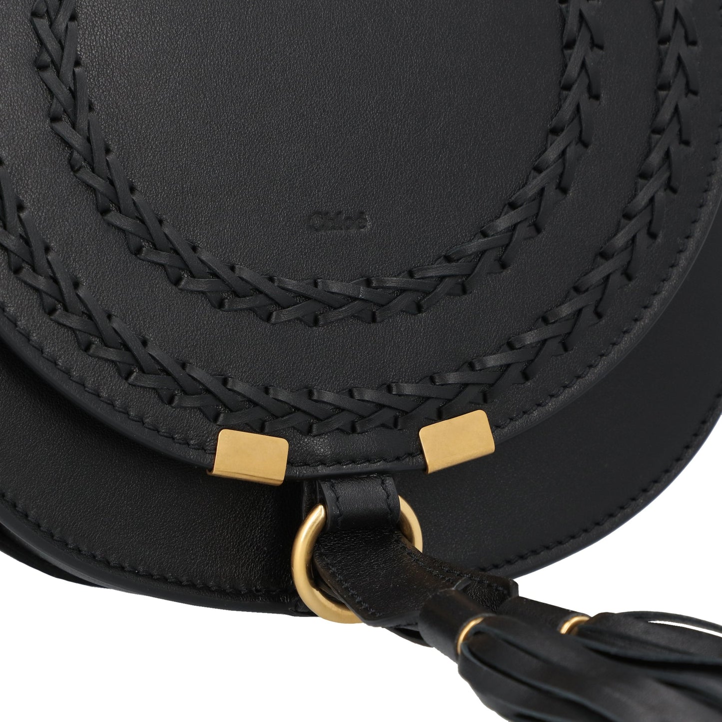 Chloé Chloé Small Marcie Saddle Bag Black