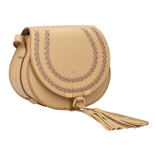 Chloé Chloé Small Marcie Saddle Bag Beige