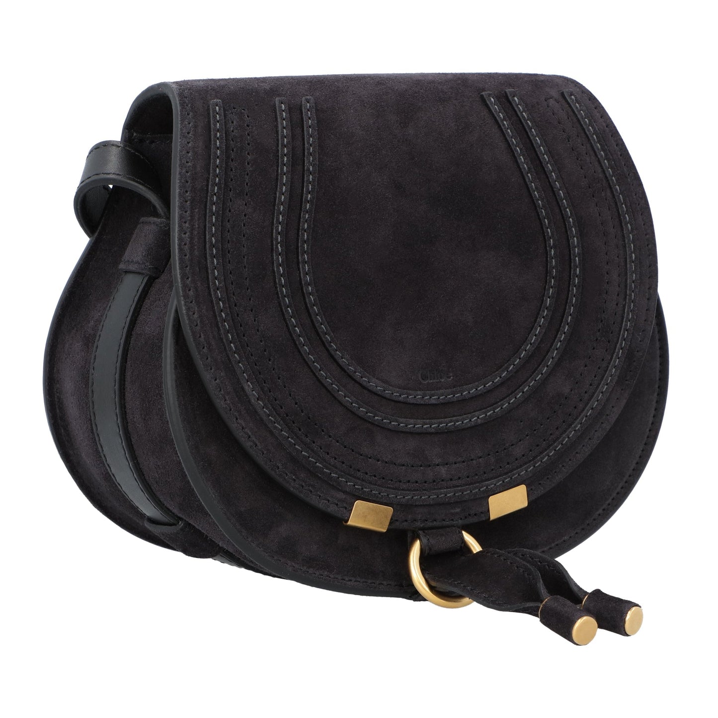 Chloé Chloé Small Marcie Saddle Bag Blue